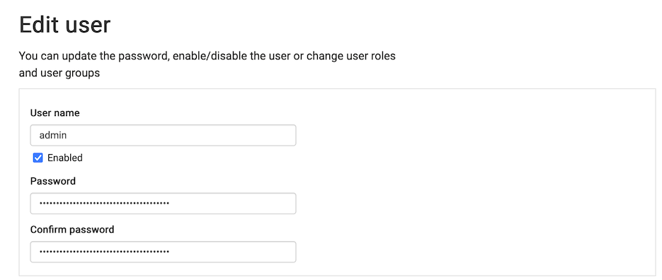 Users/Groups content